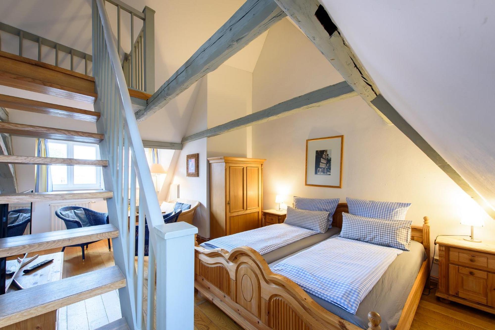 Hotel Pension St Nikolai Кведлинбург Екстериор снимка